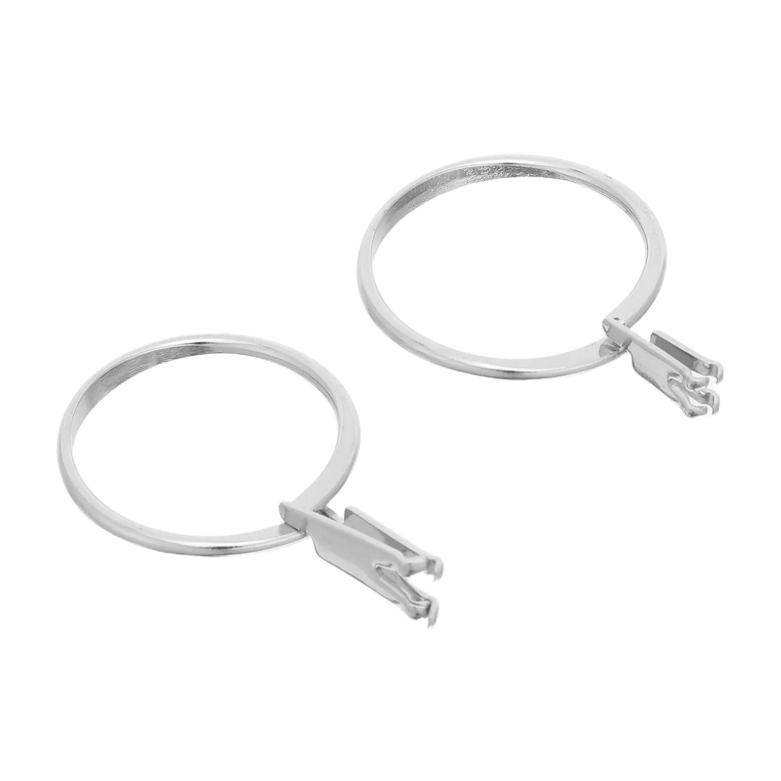 2Pcs Loose Stone Blank Prong Ring Jewelry Display Holder