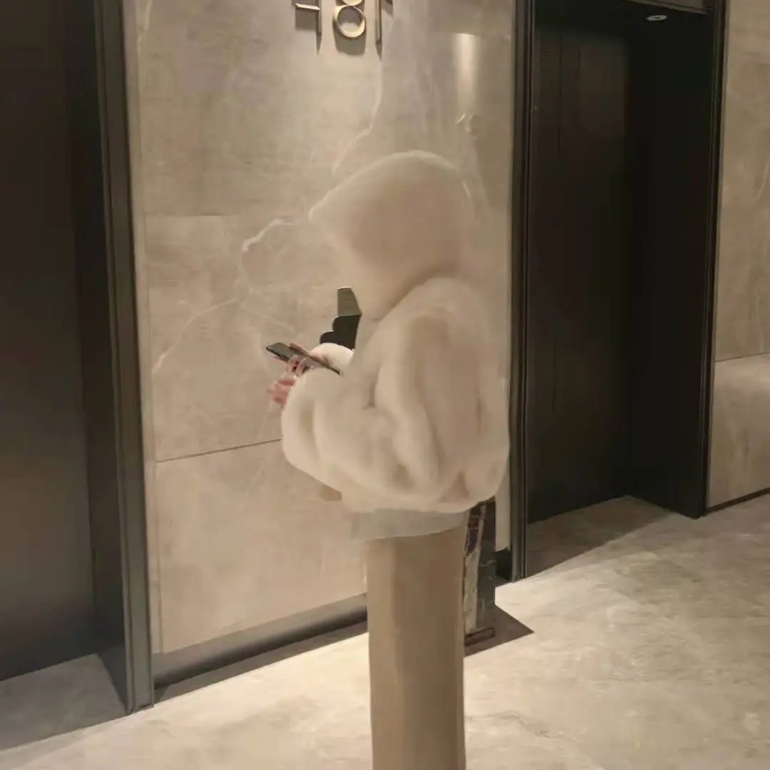 High Waist and Short Coat 2025 Autumn and Winter Long Sleeve Thick Zipper Women's Hooded Coat Jacket