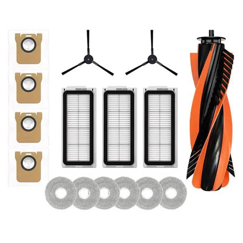 

【GRATEFUL】For JONR P20 Pro / T5 Pro Robot Vacuum Cleaner Parts Main Side Brush Filters Mop Pad Replacement Accessories