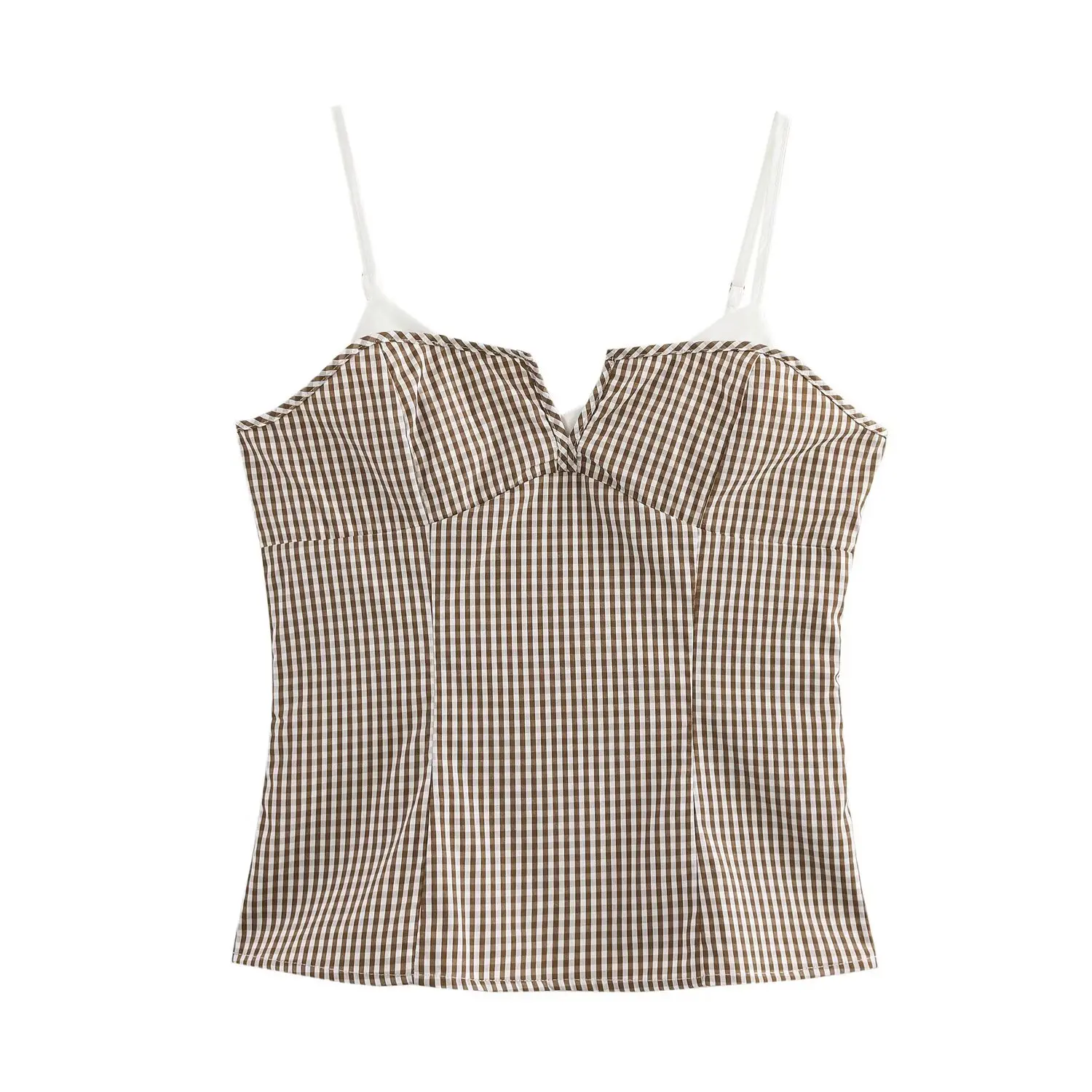 

Женские летние майки и майки в клетку, сексуальный топ без рукавов с открытыми плечами Y2k, винтажная женская одежда