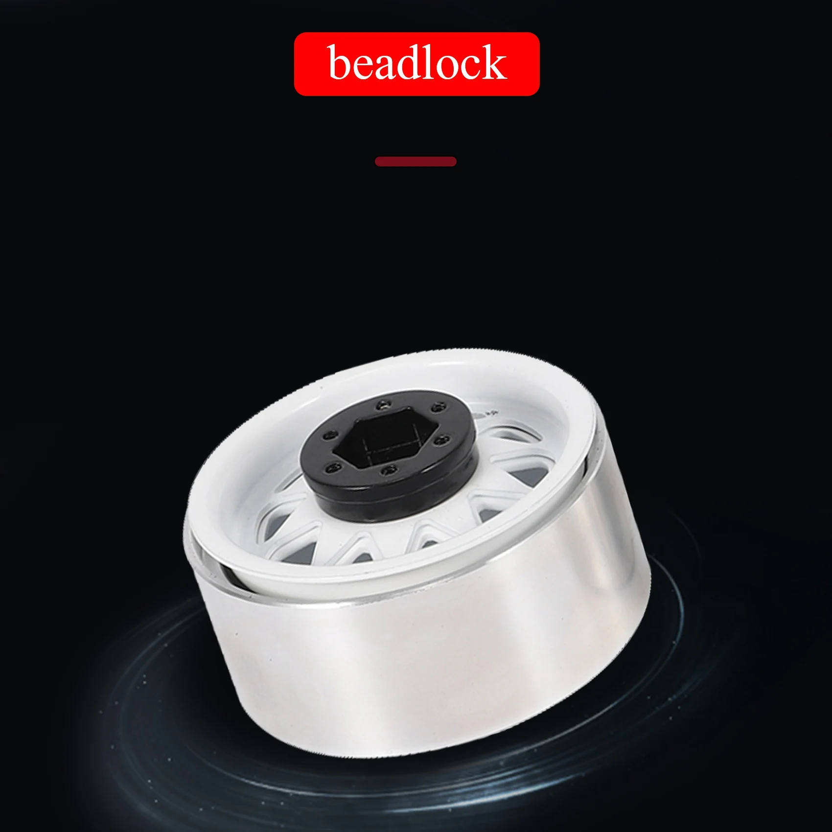 【CYBER MONDAY】4PCS Wagon 1.9 Metal Beadlock Wheel Hub Rim for 1/10 RC Crawler SCX10 90046 TRX4 D90,5