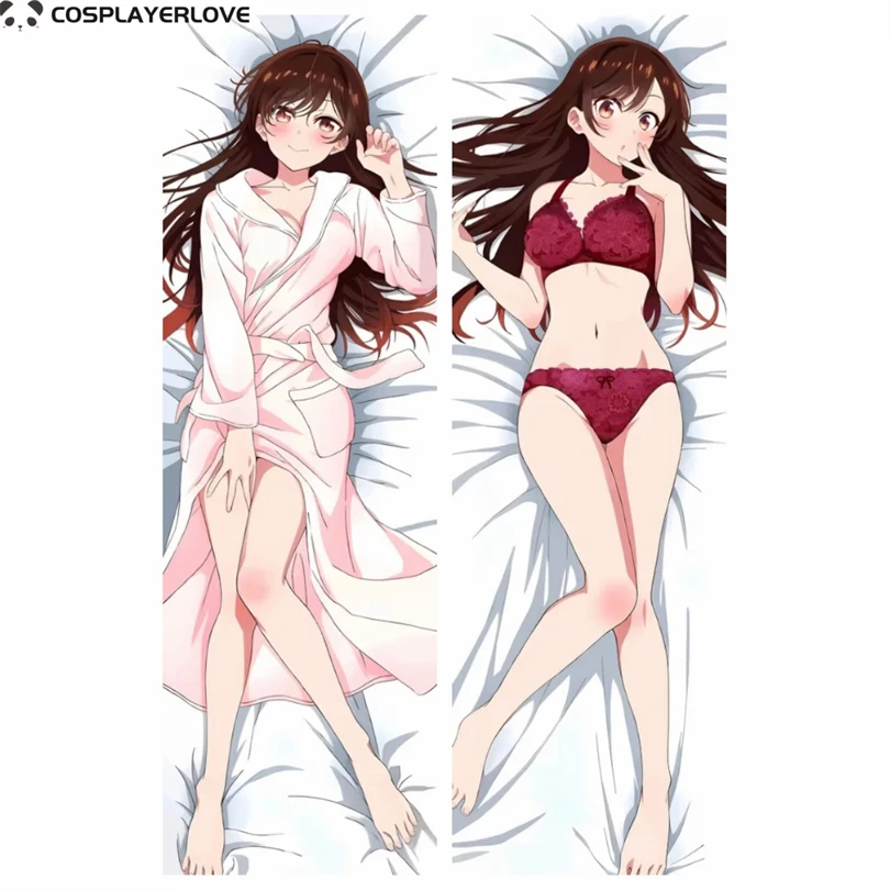 

Наволочка для подушки с аниме «Аренда девушки»/Kanojo Okarishimasu Nanami Mami mizuхара chizulu Двусторонняя обнимающая наволочка