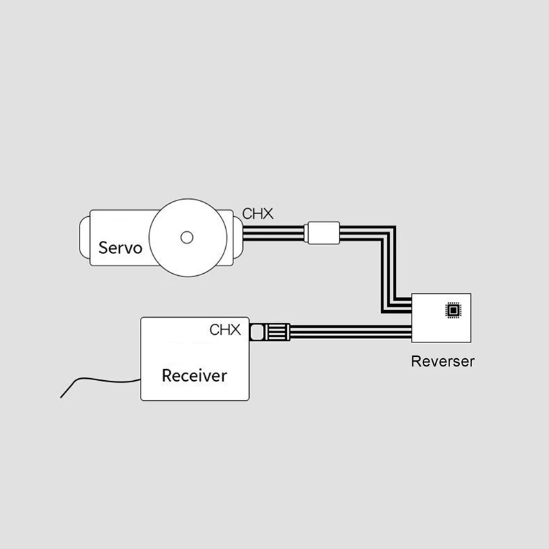 10Pcs/Lot Universal 5-6V Servo Signal Reverser For Rc Servo For JR Futaba Aeroplane V-Tail