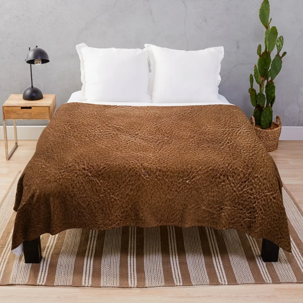 

Beautiful Pu Leather Maribu Leather Throw Blanket Luxury St sofa bed Loose Soft Blankets