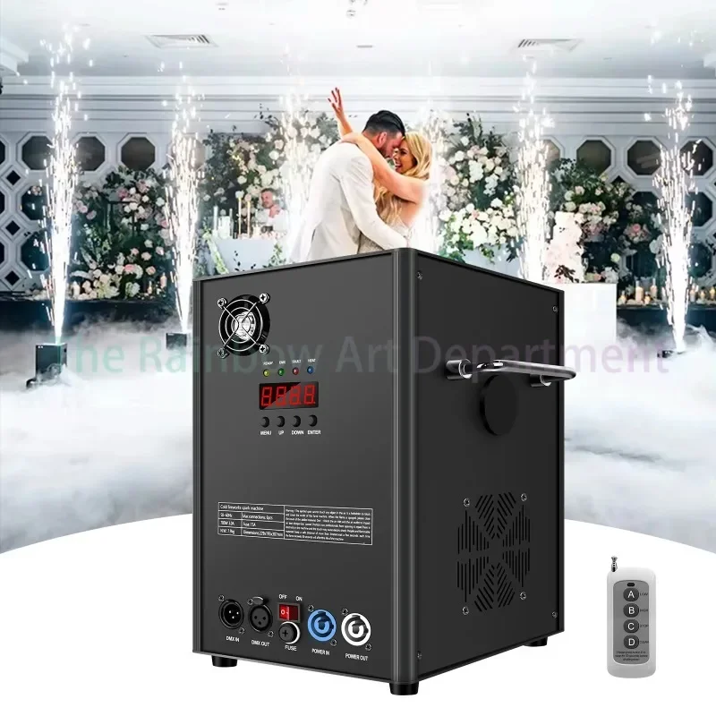 500W Cold Flame Spark Firework Machine Dmx512 Remote Control 700W Sparker Equipment Fountain Machine Stage Effect For DJ Show