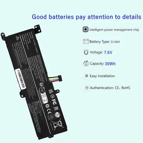 Imagen 2 del producto Batería L16C2PB2 L16M2PB2 para Lenovo 330 520 S145 130-15IKB 15AST 320-14IAP 14AST 14IKB 15ABR 15AST 17AST V14-IWL V320-17ISK