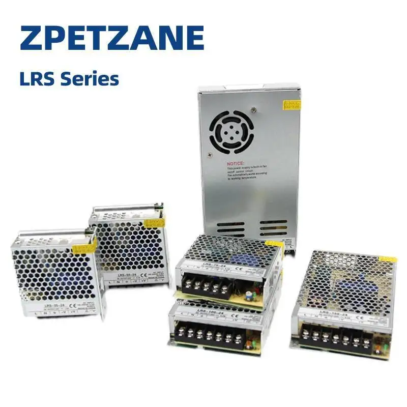 مصدر طاقة بتبديل تيار مستمر رفيع للغاية من سلسلة lr ، دائرة قصيرة ، حماية من الجهد الزائد ، 35 واط ، 50 واط ، 75 واط ، 750 واط ، مرة مرة واحدة ، من V إلى 12 فولت ، 24 فولت