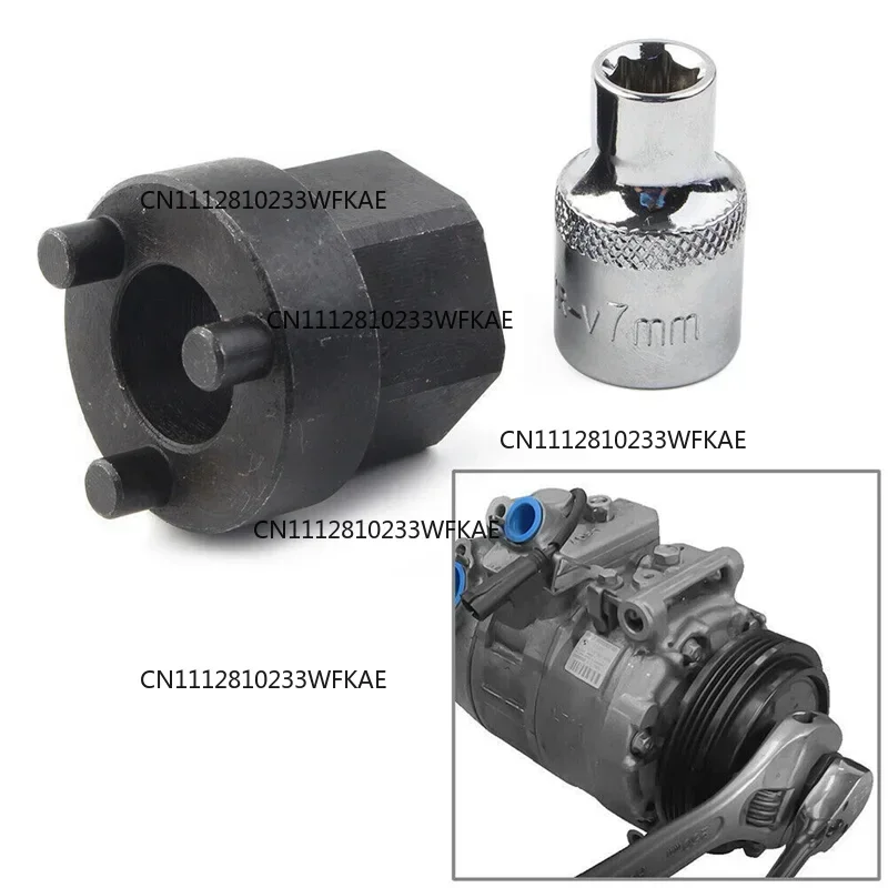 Trending A/C Compressor Clutch Hub Hub Remover Tool 2-Piece Set 5Se12c Remover Accessories