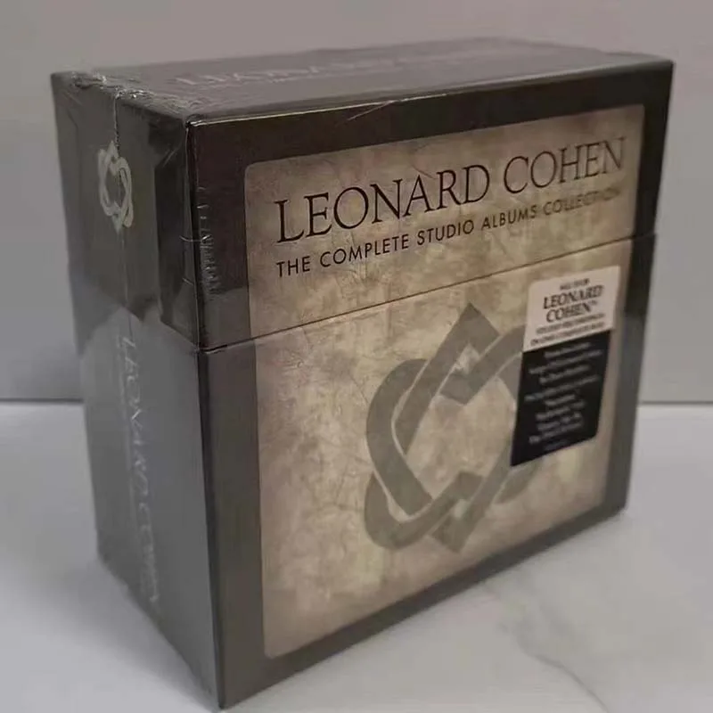 Ballad Leonard Cohen Music CD The Complete Studio Albums Collection Hallelujah 15pcs Music Record Cosplay Car Soundtracks Box