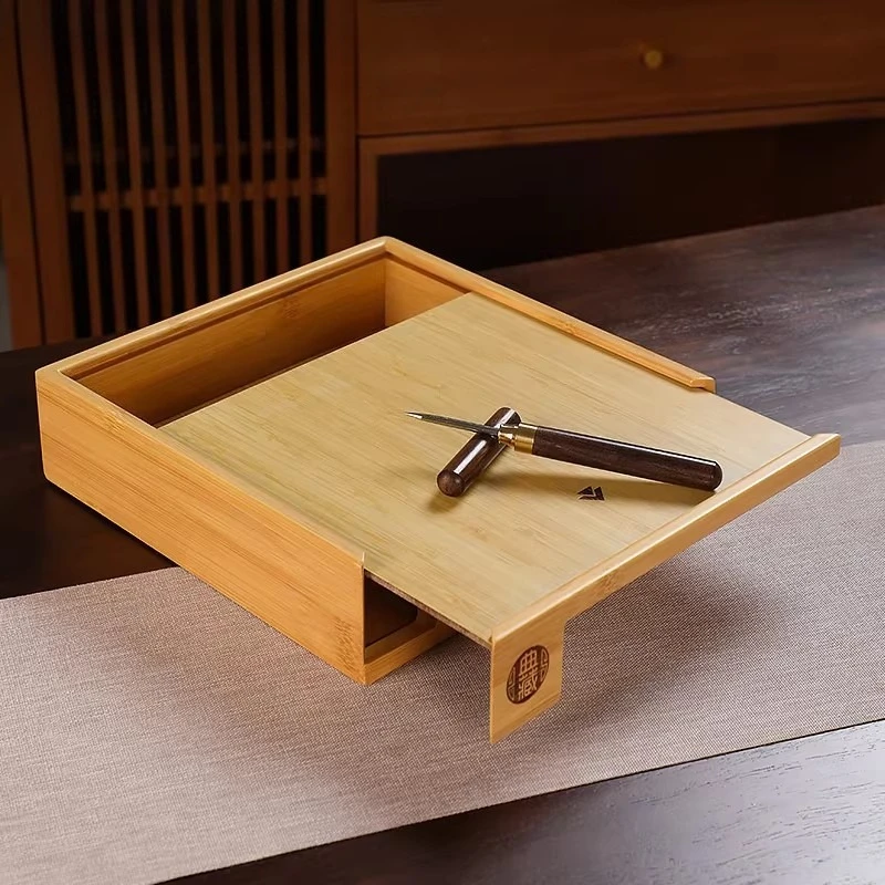 kit-de-ceremonie-du-the-en-bambou-boite-a-tiroir-et-plateau-a-the-special-pu'er