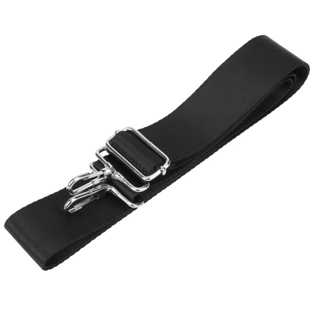 2 Pcs Durable Nylon Replacement Bag Strap Adjustable Black Adjustable Shoulder Strap Crossbody Bag Strap Canvas Bag