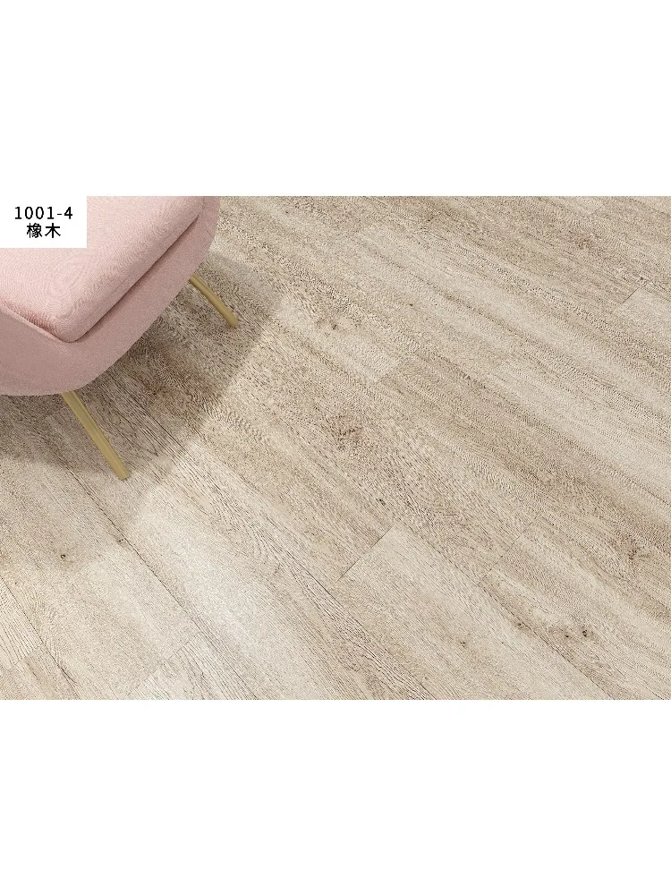 Versión personalizada piso de plástico de grano de madera piso impermeable de 5 mm
