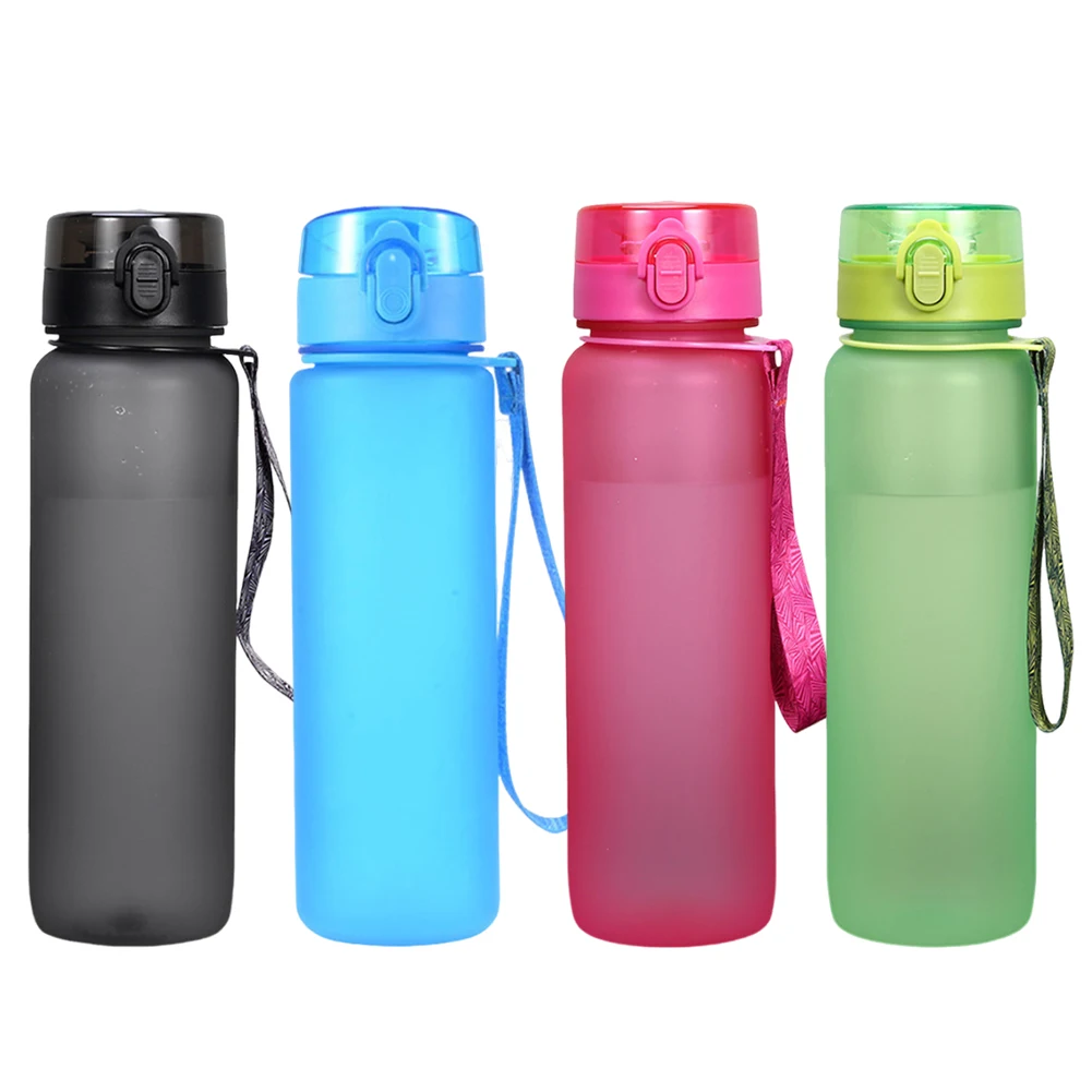 1000ML Water Bottle BPA Free Outdoor Travel Portable Gym Fitness Jugs Leak Proof with Strap for Office Gym Outdoor Sports