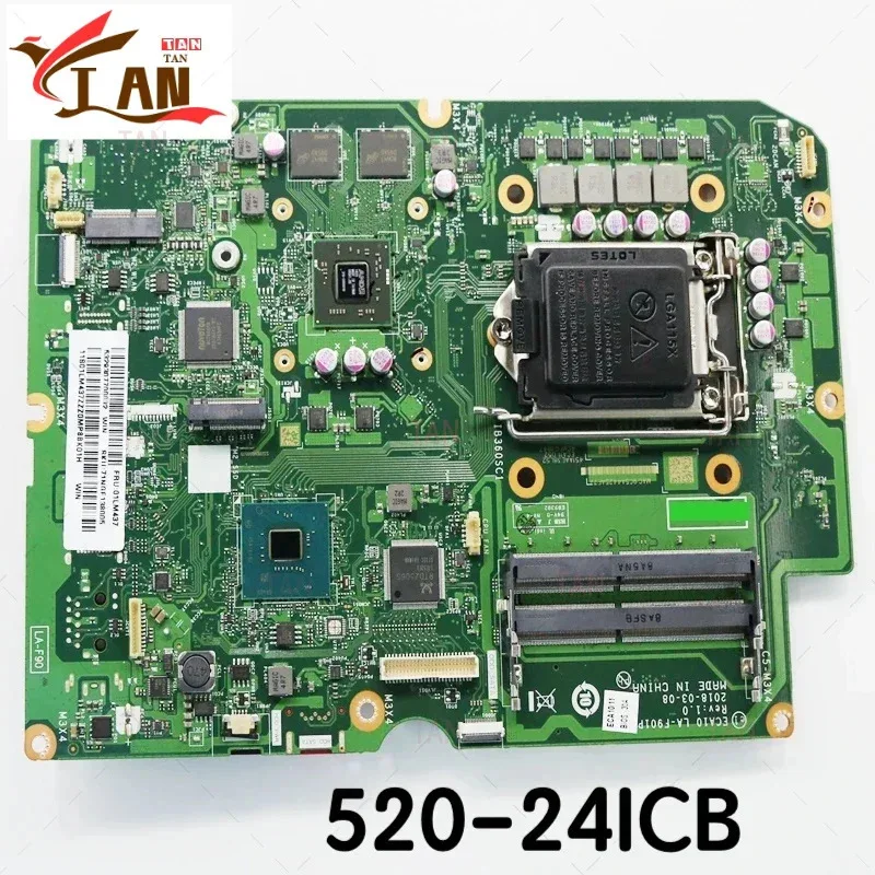 

XMSJ For Lenovo 520-24ICB AIO Motherboard ECA10 LA-F901P IB360SC1 Mainboard TT
