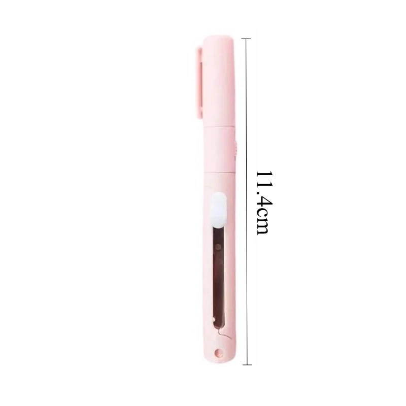 القلم نمط مقص القرطاسية الإبداعية البسيطة للطي طالب الفن مقص القلم نمط غطاء طالب ورقة قطع مقص المحمولة