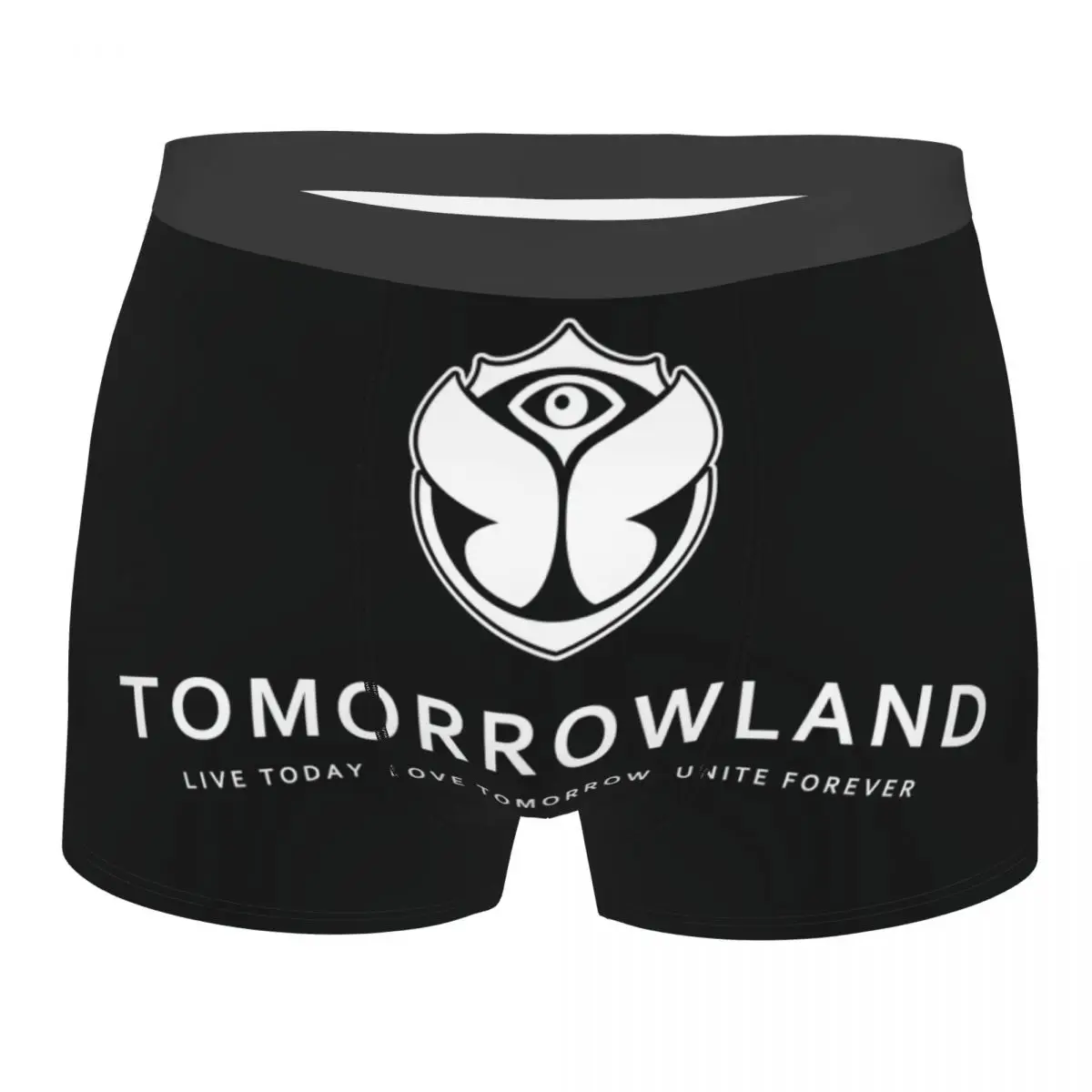 

Custom Tomorrowland Boxers Shorts Men's Belgian Electronic Dance Music Festival Briefs Underwear Funny Underpants
