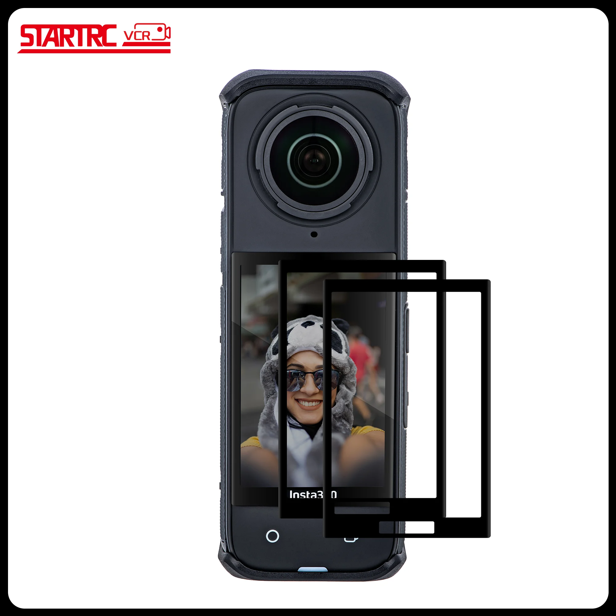 

Защитная пленка для экрана Insta360 X5, 2 шт., твердость 9H, закаленное стекло с гидрофобным покрытием, полное покрытие, защита от царапин, небьющееся