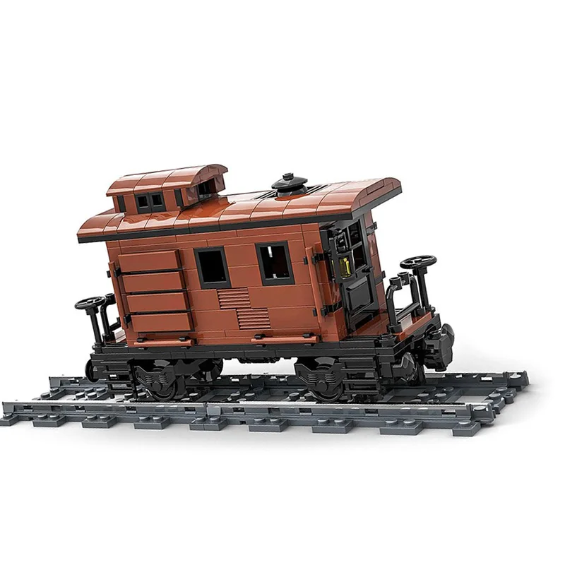 ชุดตัวต่อรถเบรกเก่า 262 ชิ้น MOC แบบประกอบเองได้ ของเล่นเด็กยอดนิยม ชุดตัวต่อเพื่อการศึกษา ของขวัญวันเด็กผู้ชาย