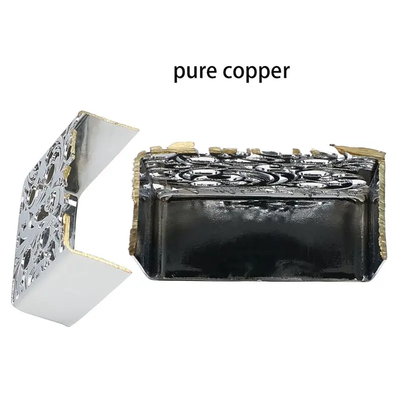 NALFI-2 Pcs Guitar Pickup Cover With Elegant Flower Pattern Metal Brass Humbuckers Cover For Electric Guitar
