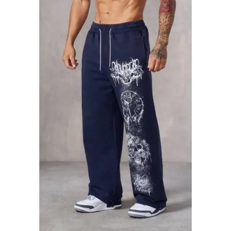 26 Hot Korean Y2K Streetwear White Jogging Sweatpants Women Harajuku Sports Pants Oversized Hip Hop Letter Wide Leg Trousers