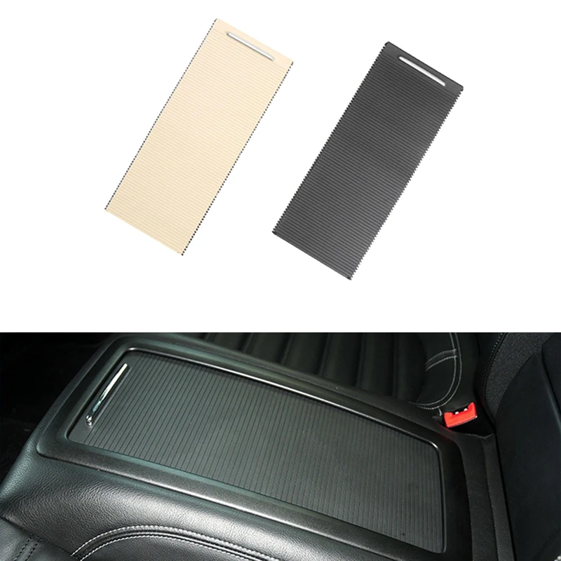 3C8855977C Car Rear Row Armrest Box Water Cup Holder Slide Roller Blind Parts For VW CC Passat B6 B7 2010-2018 3C8 855 977 C B