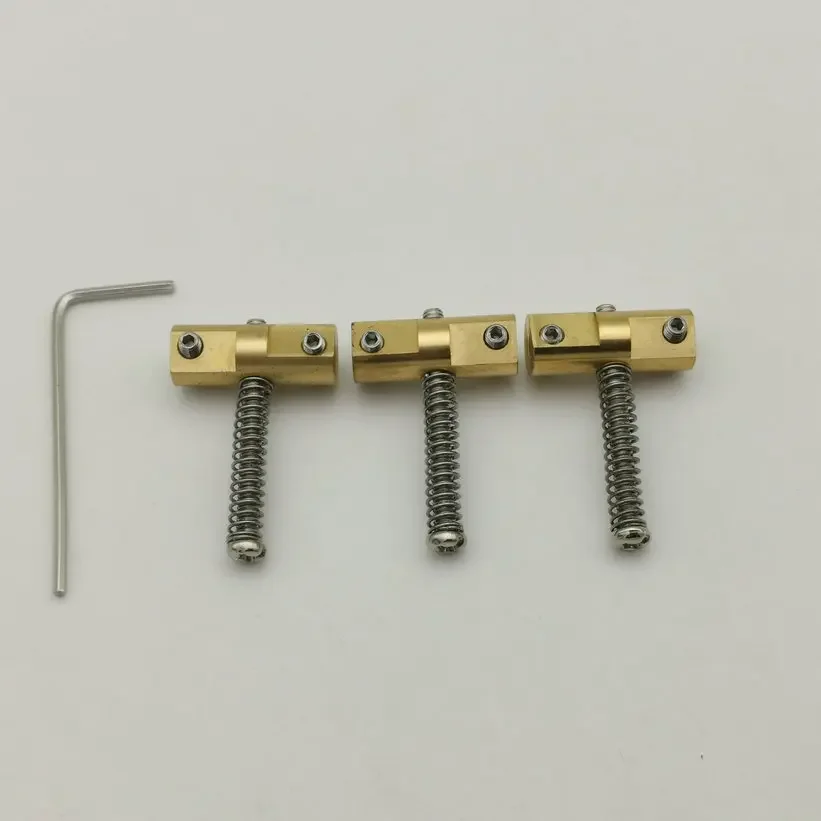 

Guita Parts Vintage Brass bridge Saddles for FD TL Guitar(Pack of 3)