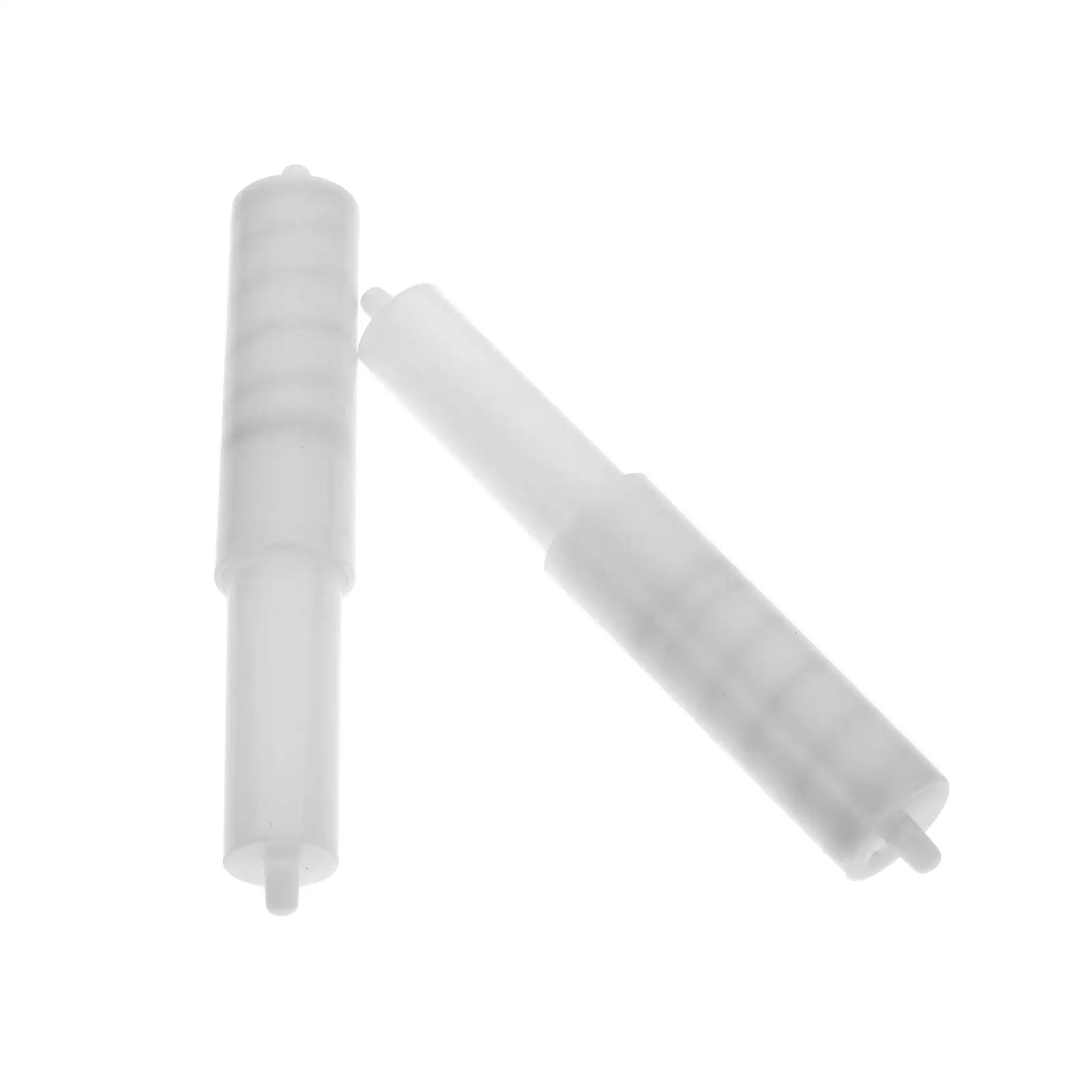 

2 pcs Paper Holder Plastic Paper Roller Plastic Retractable Spring Loaded Rod Bathroom Hotel Decorative Tissue Box Bracket