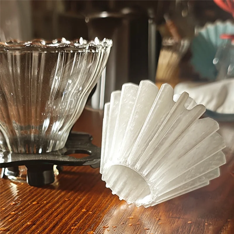 A05G-Handgegossener Kaffeefilter-Formhalter, Kaffeefilterkegel, wiederverwendbar, leicht zu reinigen, tragbar, hält Filterpapierform