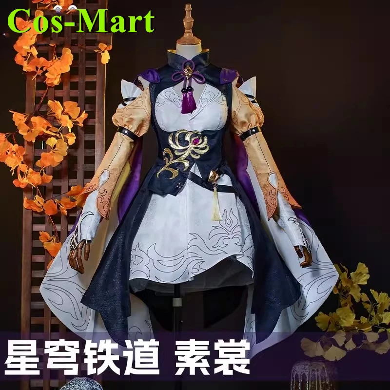 Cos-Mart Game Honkai: Star Rail Sushang Cosplay Costume Gorgeous Elegant Combat Uniforms Activity Party Role Play Clothing Hot