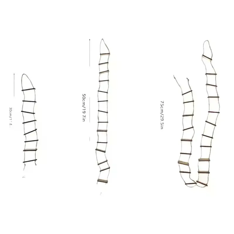 1 Stück Mini-Landschaftsdekoration mit Feenbrücke und Seilleiter, hervorragend für Haus, Hof und Fotografie-Requisite