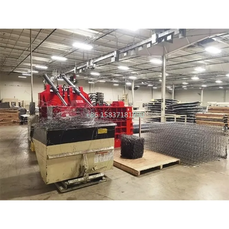 ماكينة ضغط المعادن الخردة عالية الجودة ماكينة مكبس المعادن الهيدروليكية خردة النحاس الحديد الألومنيوم سوق إعادة تدوير المعادن