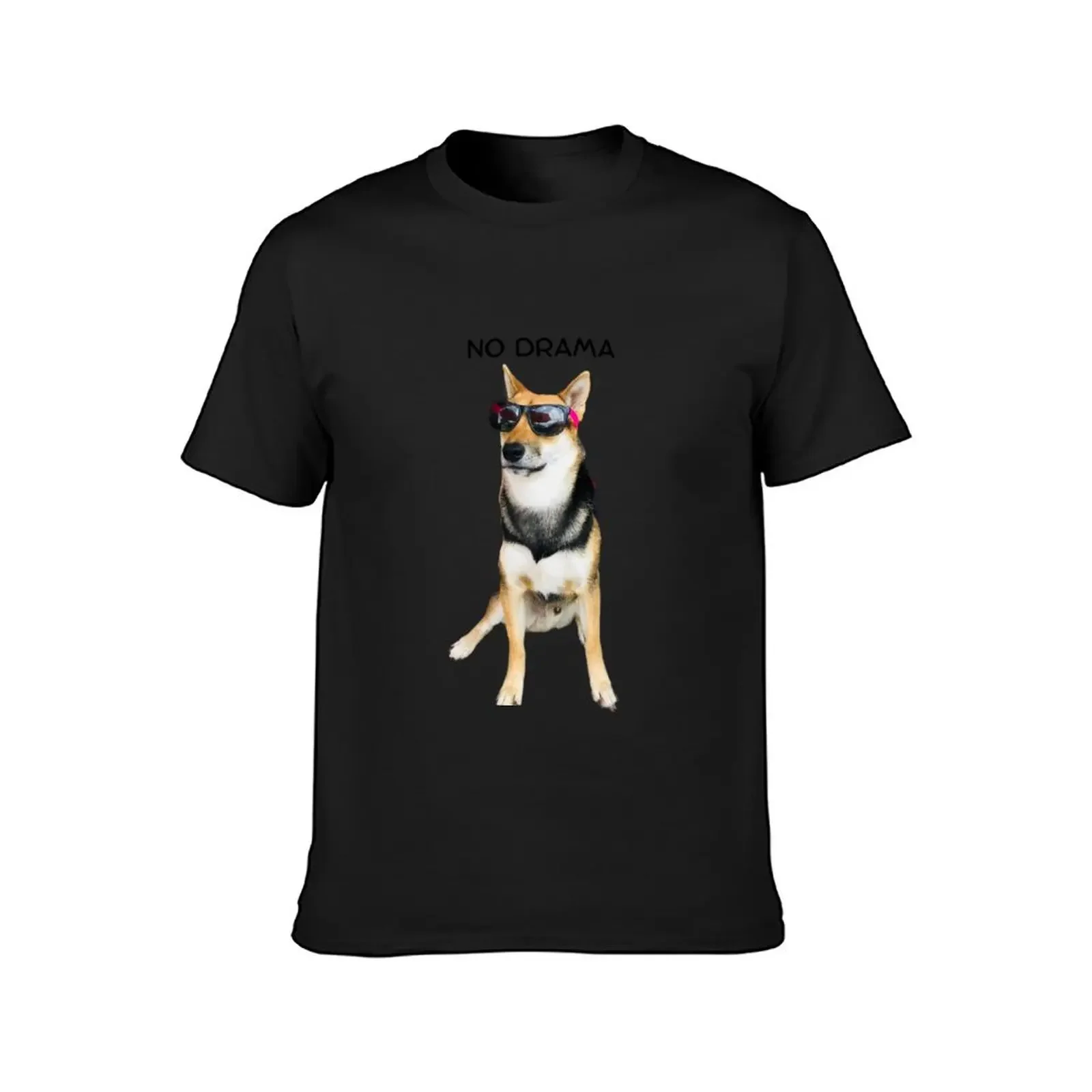 Kuro No Drama - Japanese Dog sitting style T-Shirt cute clothes baggy shirts man t shirt man clothes sweat shirts, men