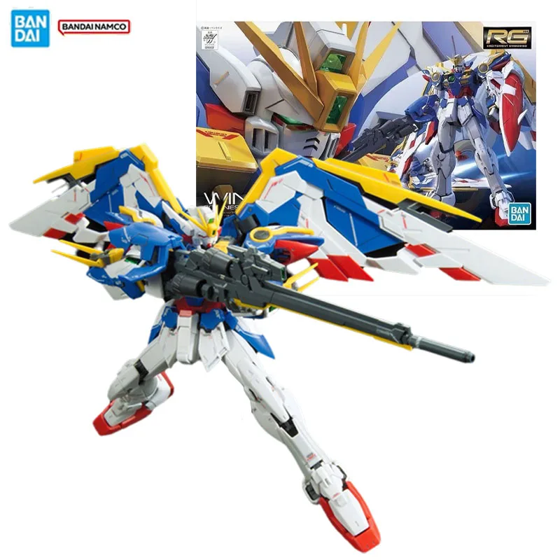 

Bandai Original Genuine Figure Gundam Model Kit RG 1/144 20 XXXG-01W Wing Gundam EW Collection Model Action Figure Toys Gifts