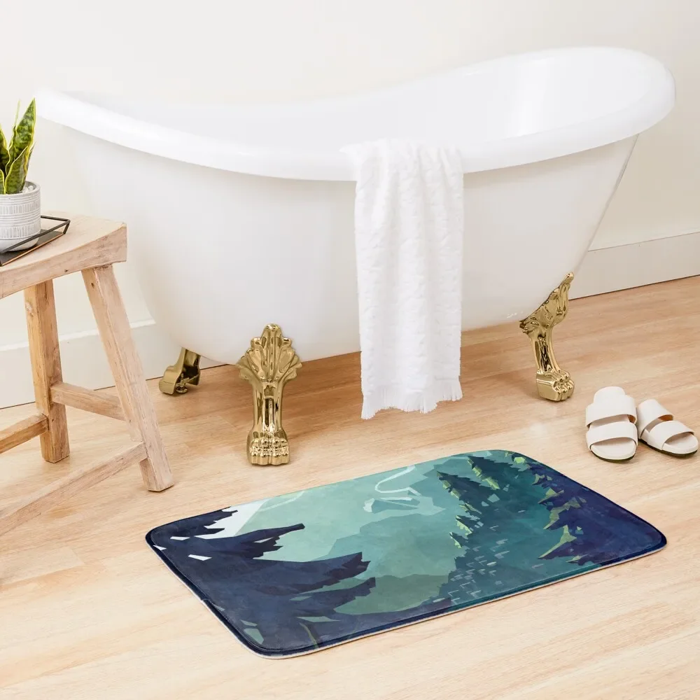 

Canadian Mountain Bath Mat Bathroom Carpet Set Quick-Drying Bathroom Mat