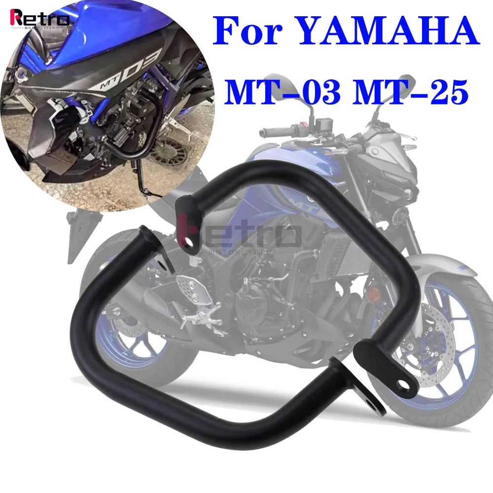 Motorcycle Accessories Falling Engine Protetive Guard Cover Crash Bar Fector Bumper Fits For YAMAHA MT-03 MT-25 2020-2024 2023