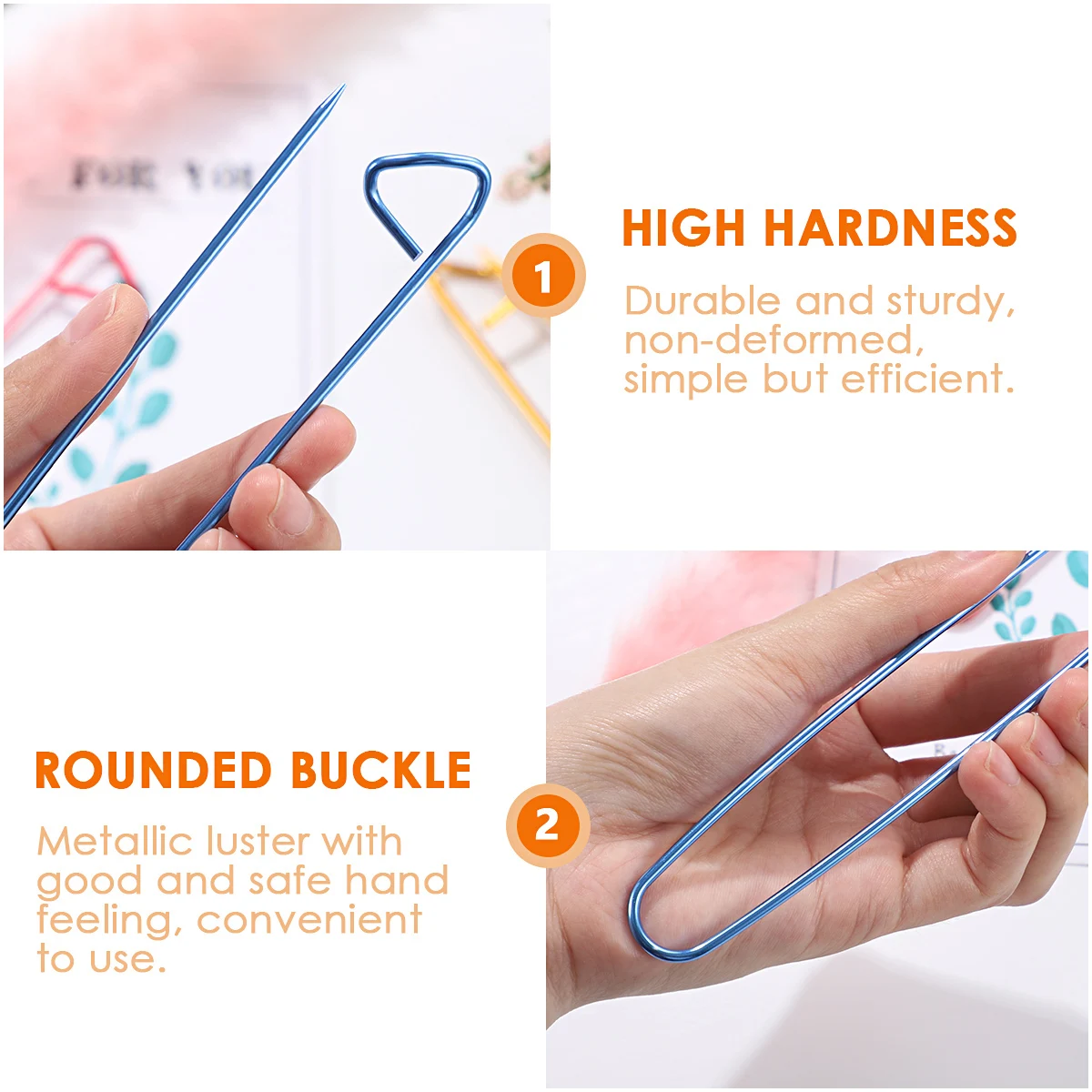 

10pcs Knitting Holders 5 Sizes 6Cm 9Cm 12Cm 15Cm 20Cm Yarn Stitch Holder Set Bright Secure Locking Design For Crochet Scarves