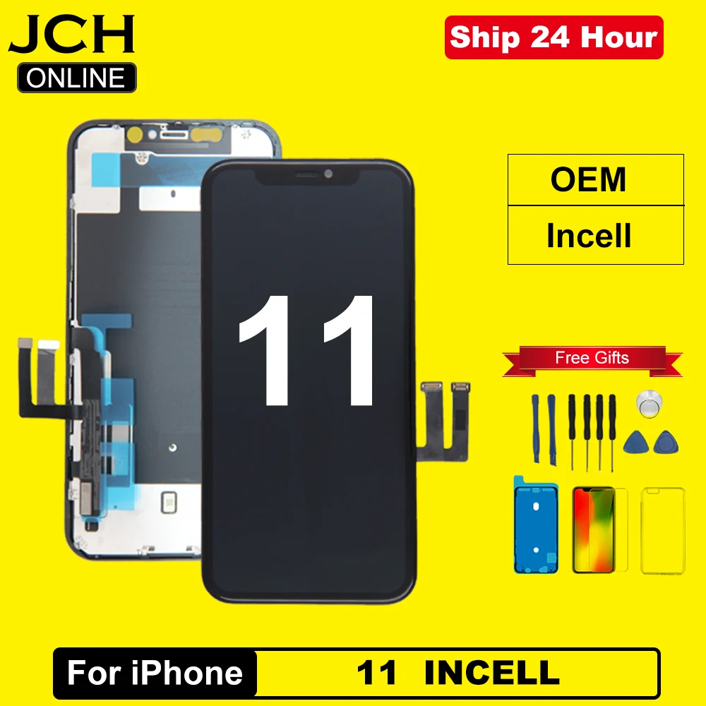 LCD for iPhone 11 Incell Touch Screen Digitizer Assembly Replacement for iPhone 11 Display OEM