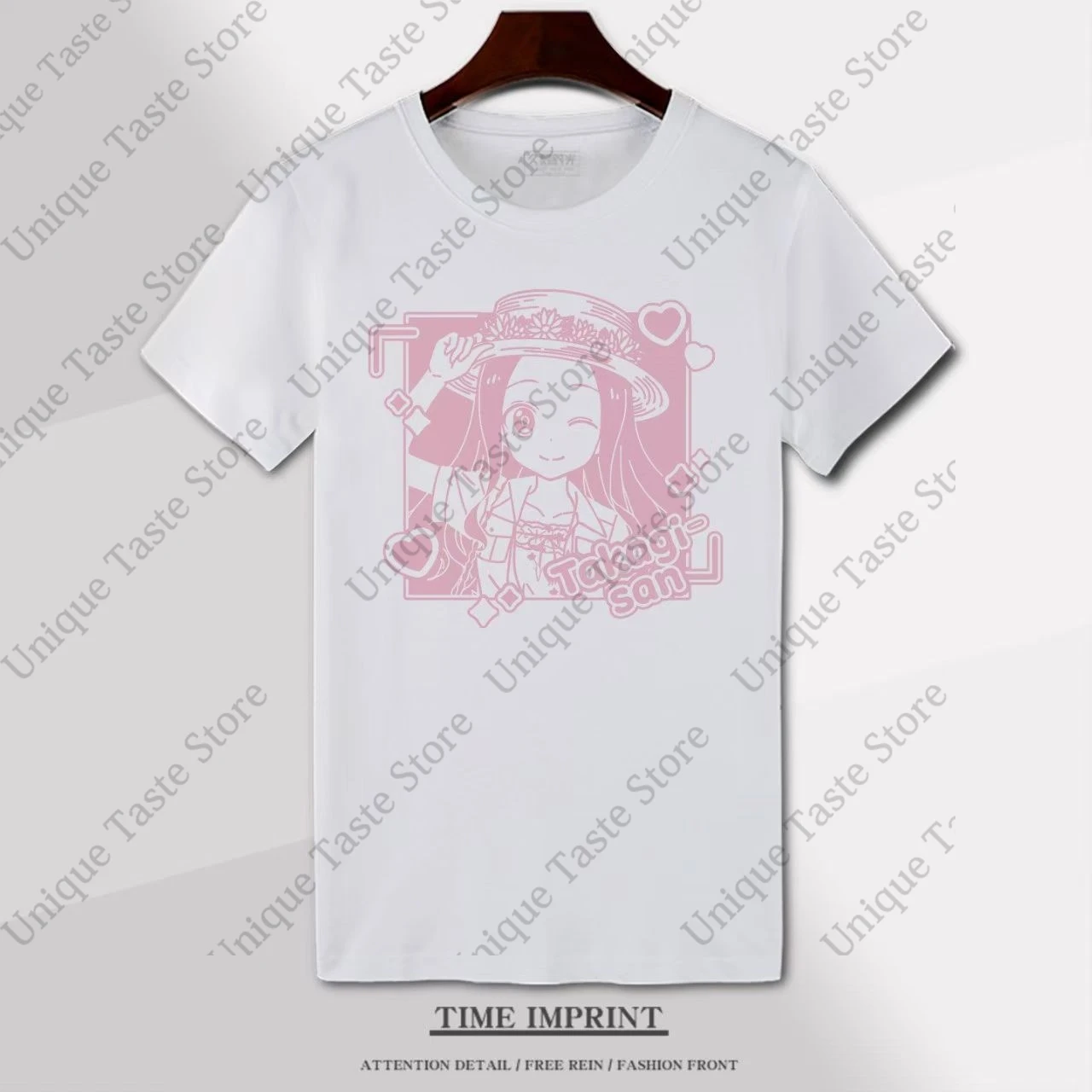 ‌Teasing Master Takagi-san T Shirt Takagi Cartoon Print T-shirt Harajuku Fashion Anime Tops Summer Soft Cotton Short Sleeve Tee