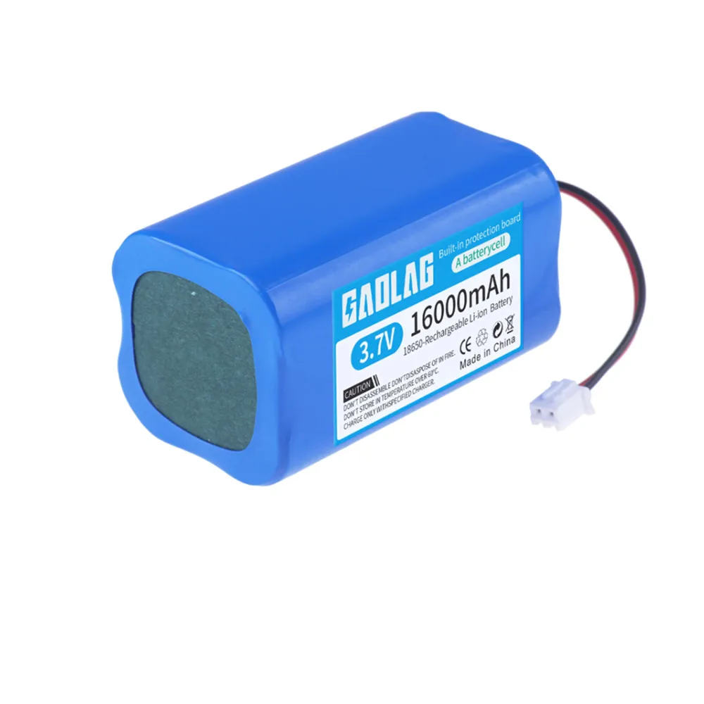 Lithium Battery 3.7V 18650 with XH2.54-2P Plug 3000/6000/12000mAh Rechargeable battery For Fishing LED Light Bluetooth Speaker