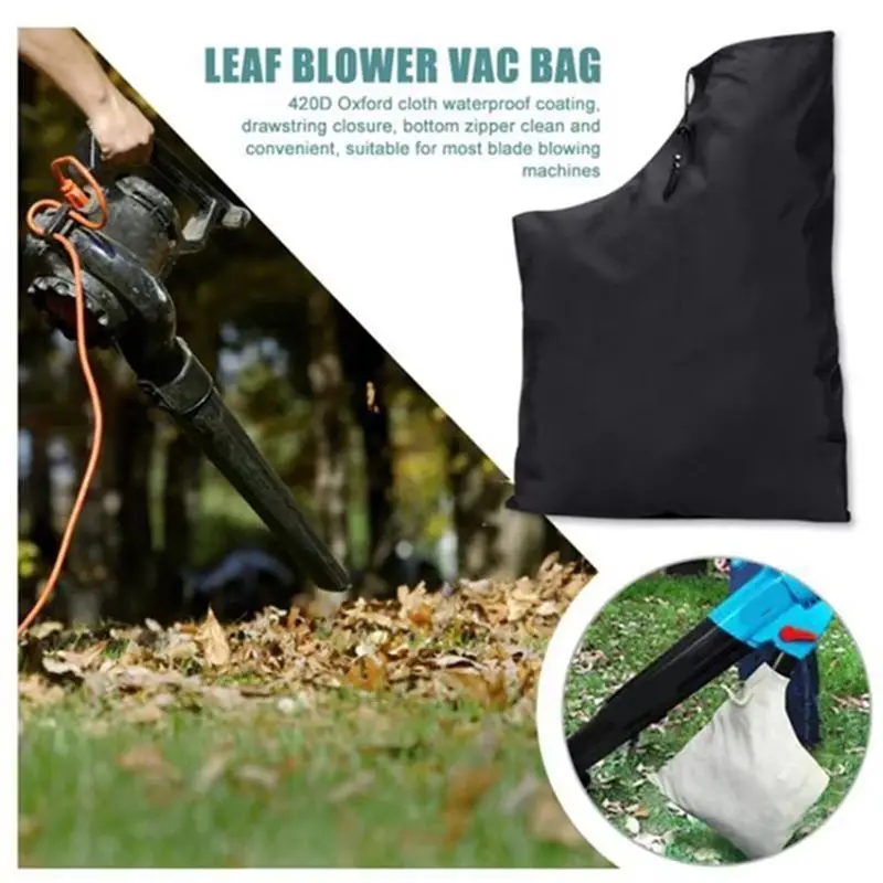 AT02-Leaf Blower Storage Bag, Wear 420D Oxford Cloth Adjustable Collection Bag, Garden Tool Accessory Leaf Storage Bag