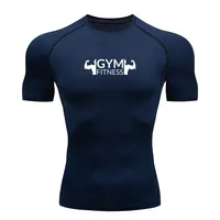 New Compression Shirt Men Fitness Gym Super Hero Sport Running T-Shirt Rashgard Tops Tee Quick Dry Short Sleeve T-Shirt For Men