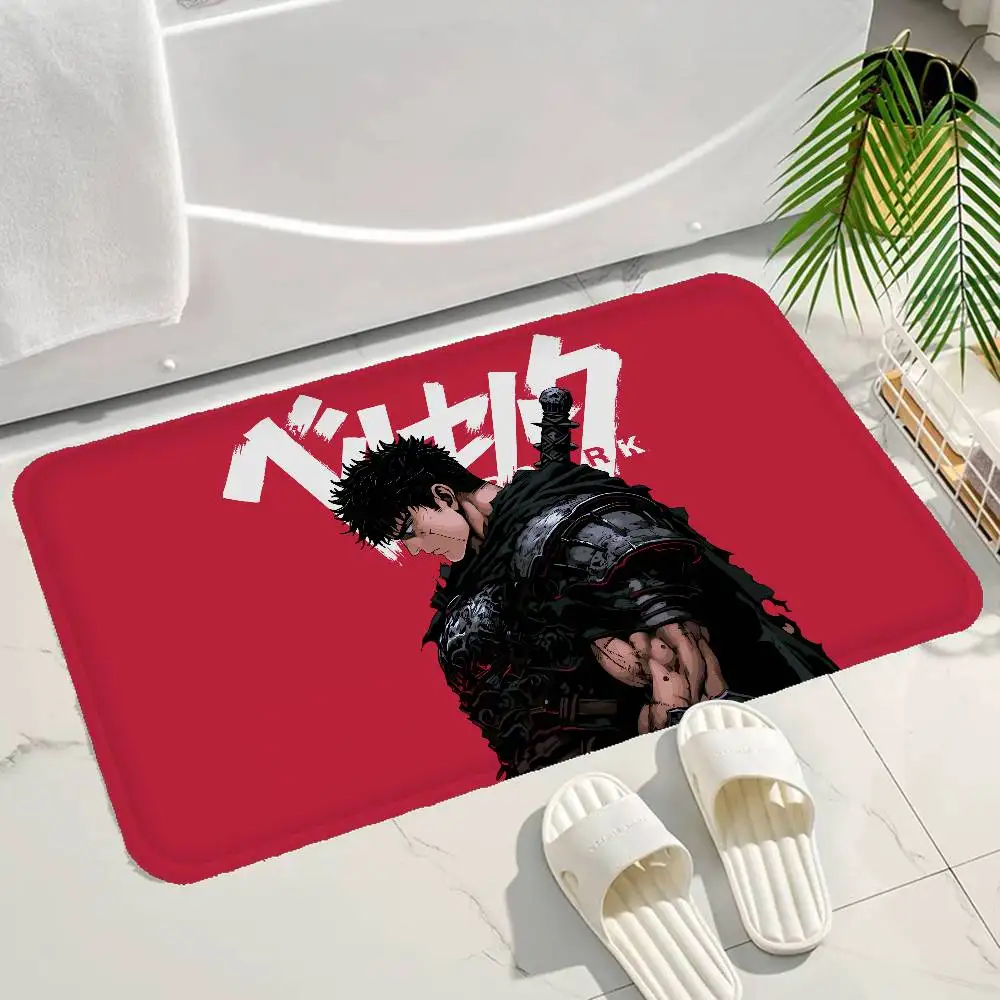 Dark fantasy comics B-Berserk Entrance Door Mat Nordic Style Home Doormat Bathroom-Toilet Mats Bedroom Hotel Decor Mat