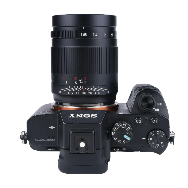 7artisans 50 مللي متر F1.05 FullFame عدسة كبيرة فتحة صورة عدسة لسوني E A7CR A72 A73 A7R3 A7S A7R4 A7R5 A9 A1