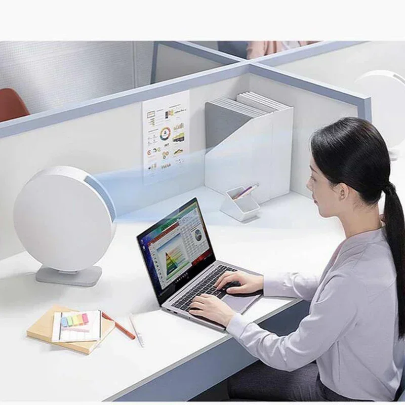 Xiaomi Mijia Desktop Air Purifier Personal Air Cleaner Antibacterial Purifiers Filtration with Mi Home APP for Office Office