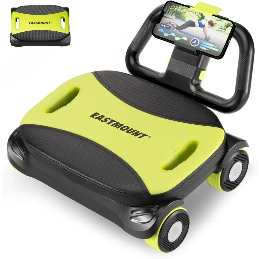 

Ab Roller Wheel - Ab Roller with Elbow Support for Core Workout Belly Fat Automatic Rebound Abdominal Wheel for Women Men Home G