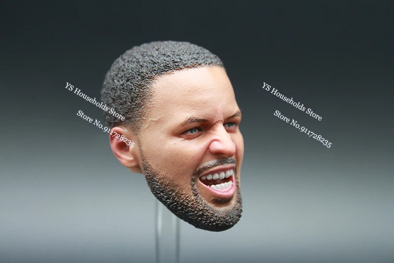 1/6 Basketball Player Delicate Painted Head Sculpt Model Toys Reset Studio Accessory For 12" Male Action Figure Body Decoration