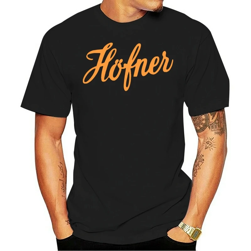 Hofner  Orange men fashion T-shirt