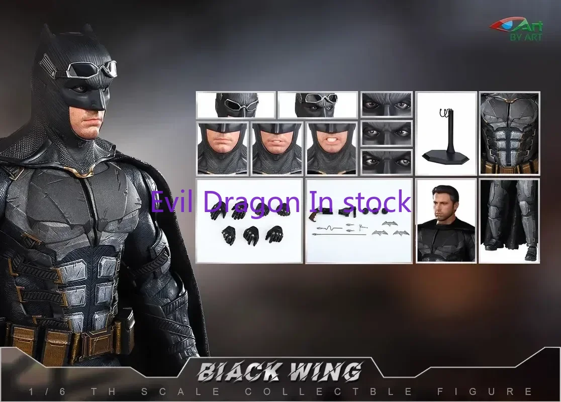 Collection de jouets figurines d'action, Bruce Mayor By-Art 1/6, Black Wing Batman, Biack Wing, cadeau en stock