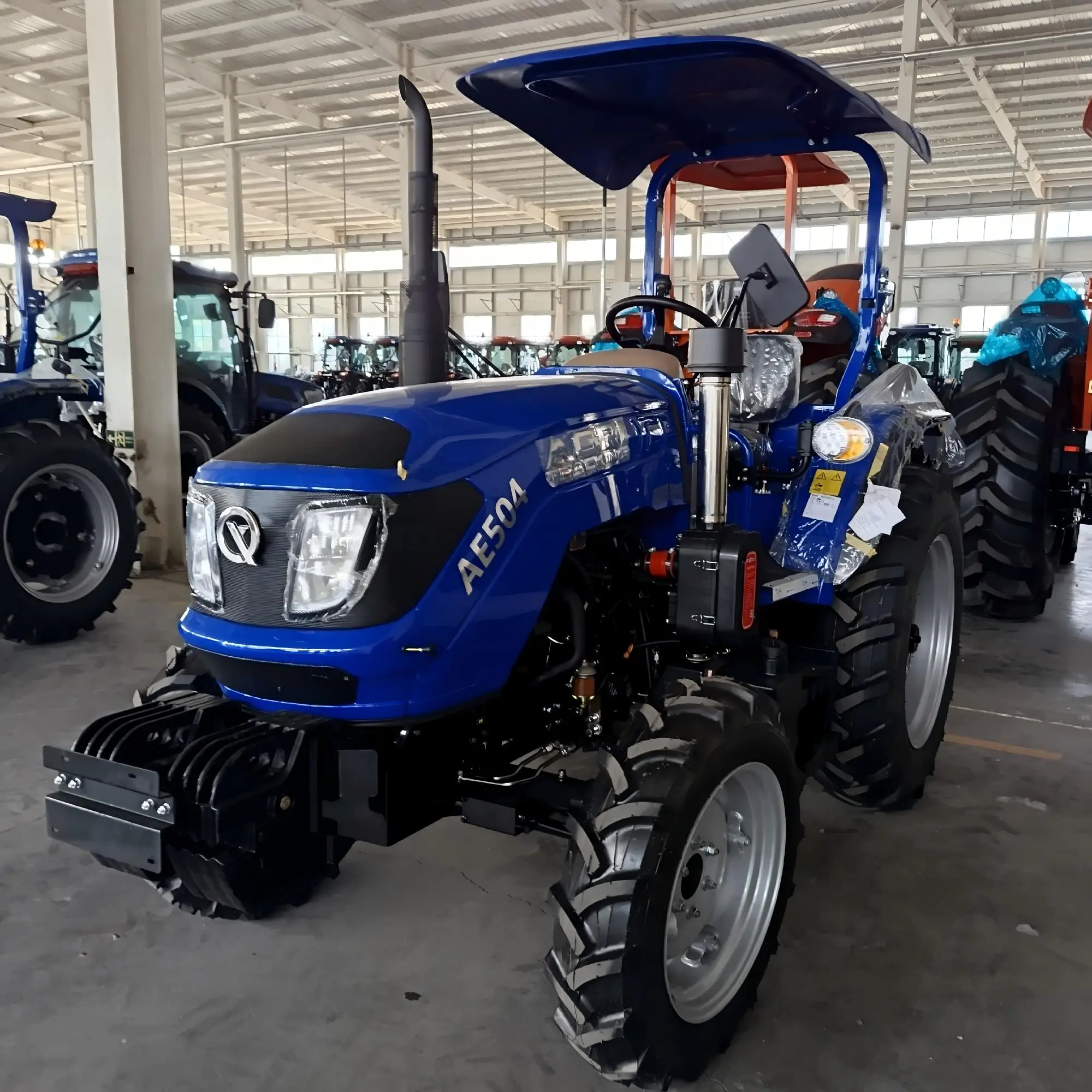 604 China 4X4 4WD Diesel 50HP 60HP 70HP 80HP 90HP Compact Mini Tractor for Farm Garden Agricultural