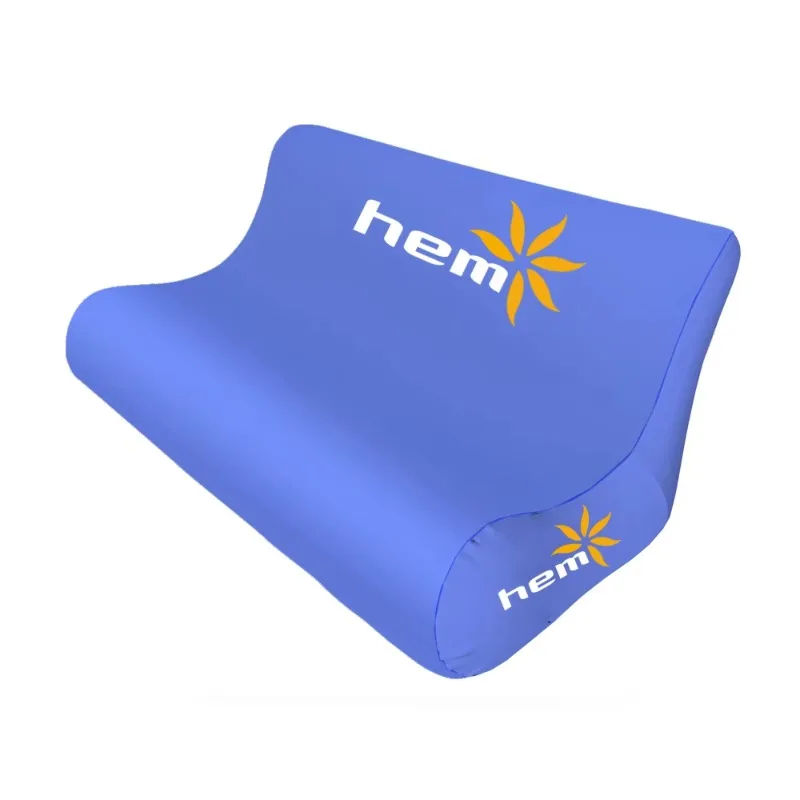 Lazy PVC inflatable 2-3 seat sofa inflatable outdoor beach sleep verification supplier inflatable bed portable air sofa